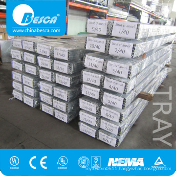 Besca Hot Dip Galvanized Steel Not Slotted Strut Channel Factory With Certification